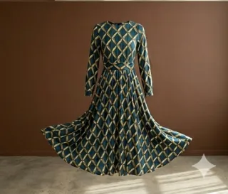 Geo Print Midi